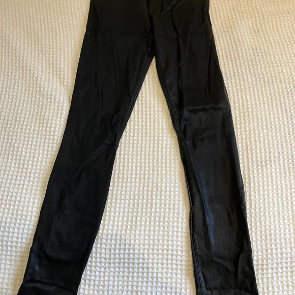 New without tag Helmut Lang Coated Black Skinny Jean - Picture 2 of 6